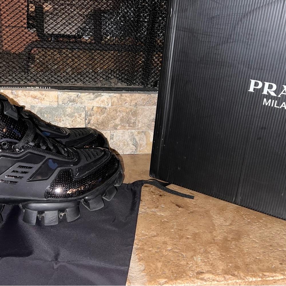 Prada Black Sneakers - Picture 3 of 6